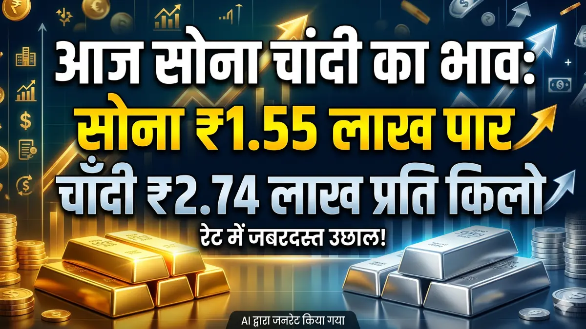 आज सोना चांदी का भाव