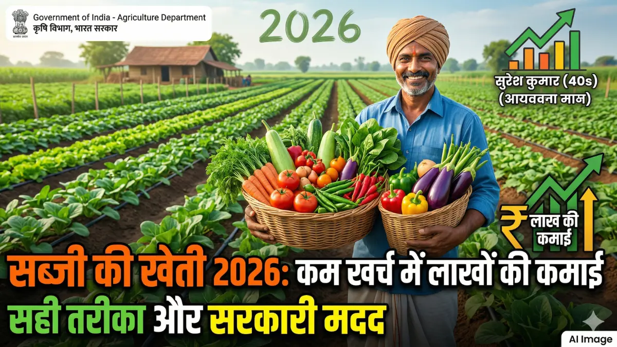 सब्जी की खेती 2026