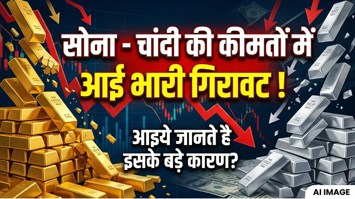 सोना - चांदी की कीमतों में आई भारी गिरावट
