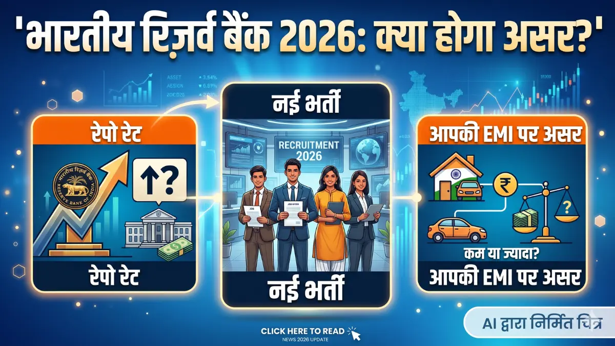 भारतीय रिज़र्व बैंक 2026: रेपो रेट