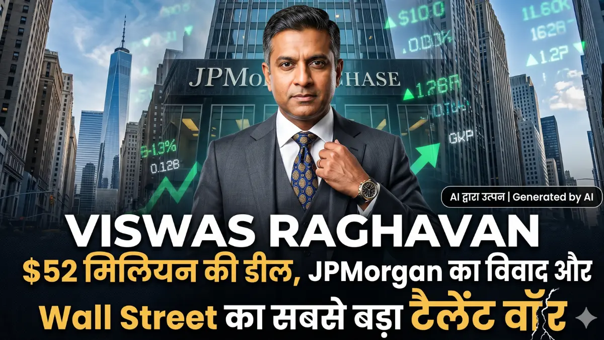 Viswas Raghavan:$52 मिलियन की डील, JPMorgan का विवाद